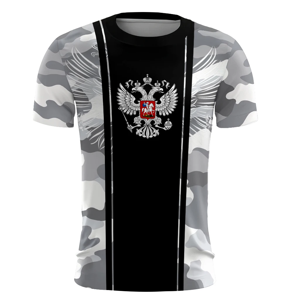 ロシアメンズ Tシャツ 3d ロシア国旗半袖 Tシャツ男性用特大 Tシャツ紳士服夏カジュアルブレススポーツウェア