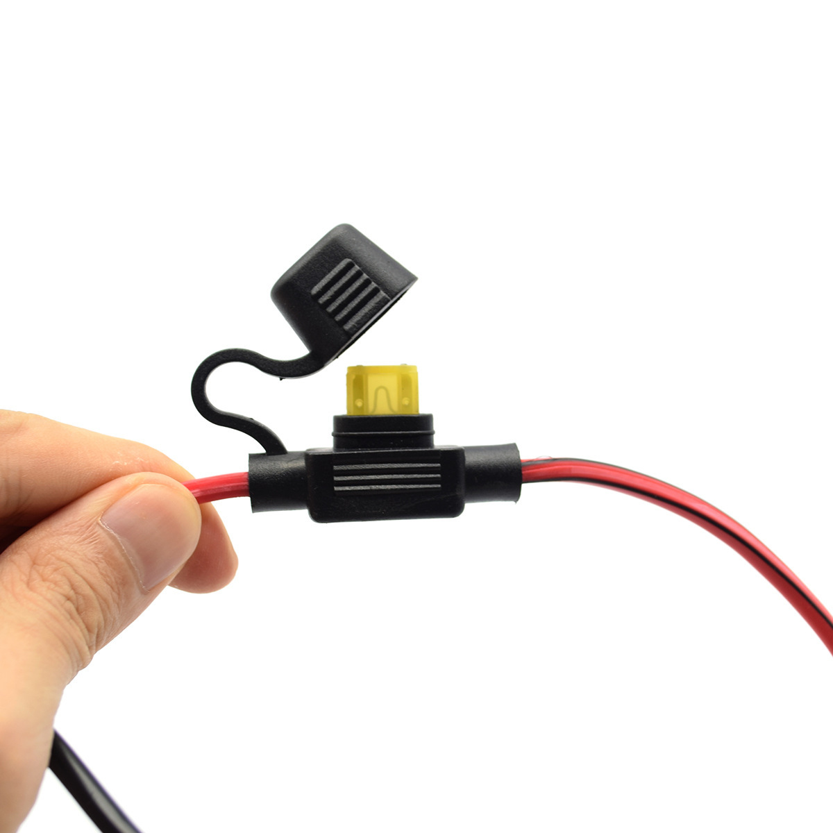 Waterproof 12V/24V Motorcycle Car Modification High Power 300W Cigarette Lighter Socket Full Copper Threaded Mother Seat