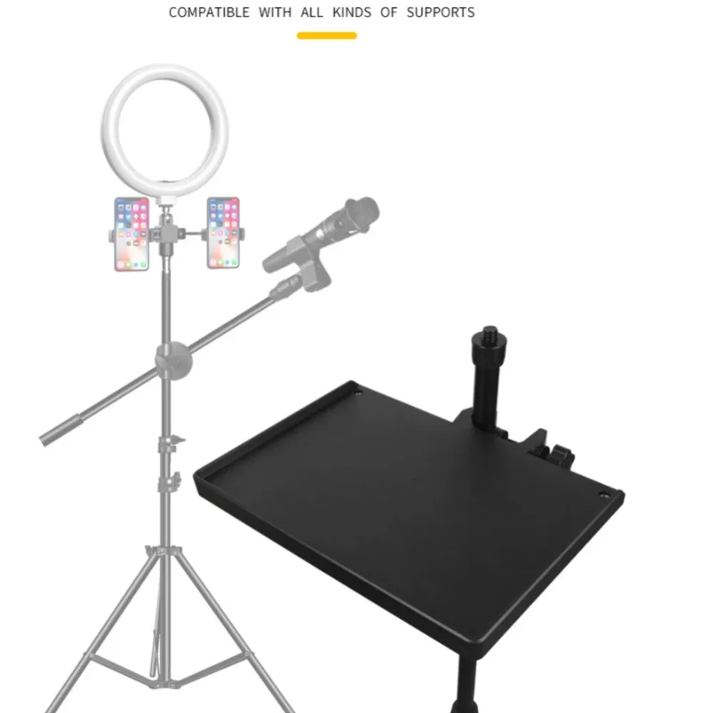 Neuer Mikrofonständer, Soundkarten-Tablett, Clip-Halter für Live-Stativ, Mikrofonhalter, Zubehör, Artikel, die aufgestellt werden können