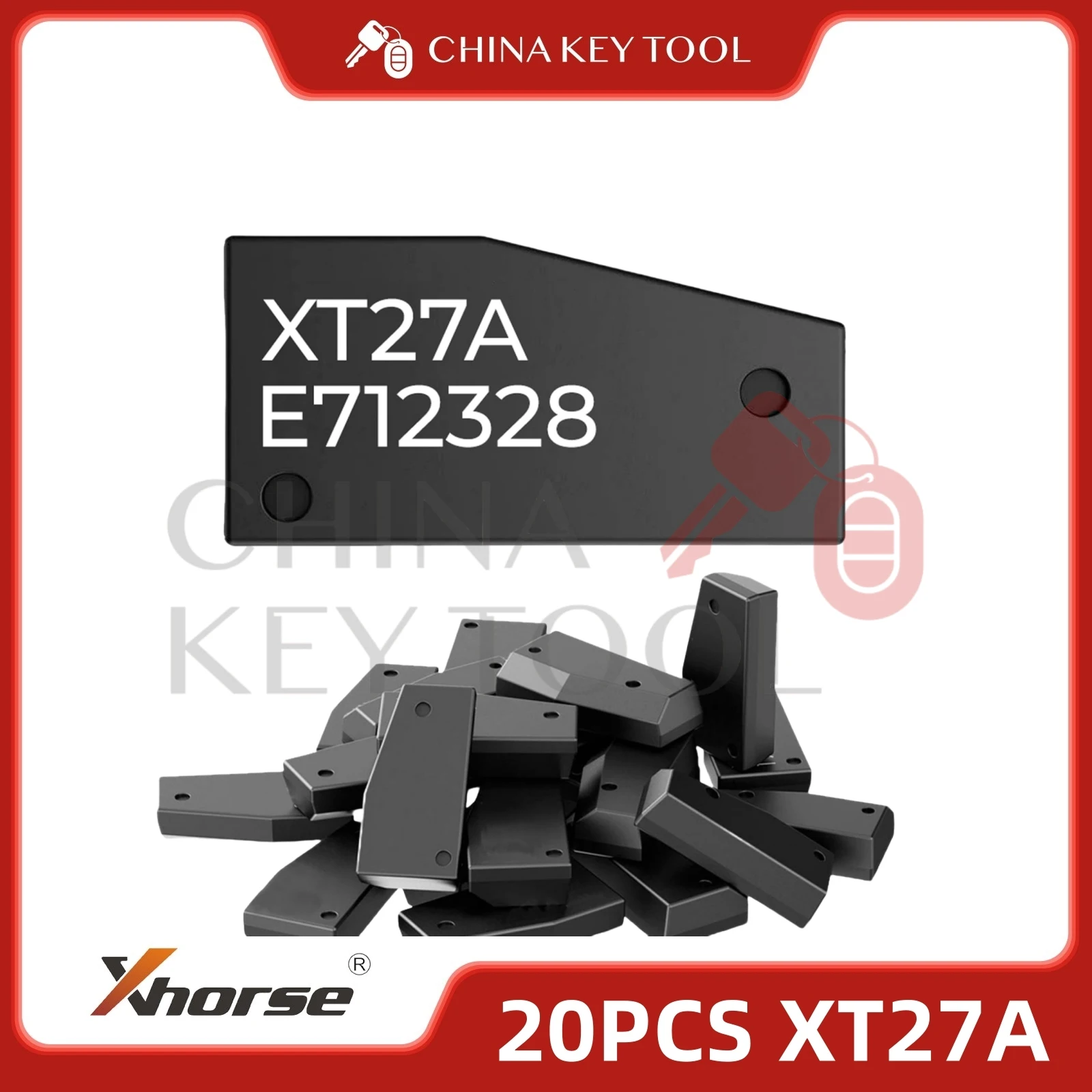 20 шт. Xhorse VVDI супер чип XT27A01 XT27A66 поддержка транспондера перезаписывающая глобальная версия