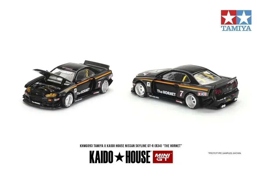 Kaido House + MINIGT 1/64 日産 スカイライン GT-R (R34)(R33) ホンダ NSX レーシング Kaido Works V3 V2 KHMG 車合金ダイキャストメタルモデル