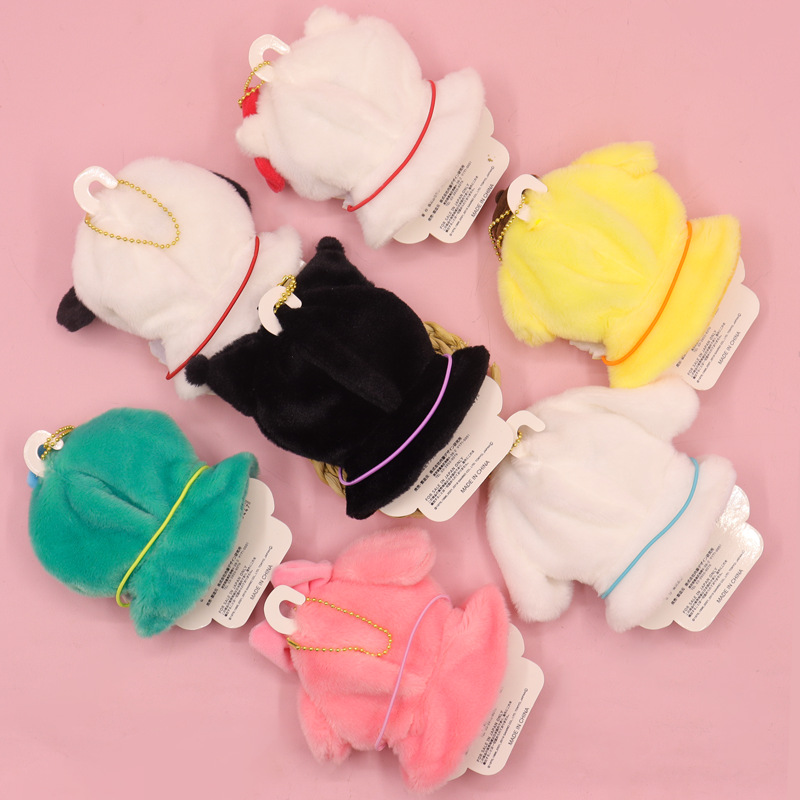 Sanrio Puppe ändert Kleidung Kawaii Anime Hello Kitty Kuromi Melody Cinnamoroll Puppe Cape süße Cartoon gefüllte Puppe neue Kleidung