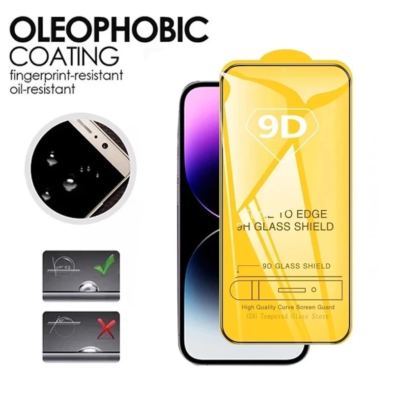 5 uds 9D Protector de pantalla para Xiaomi Redmi Note 14 13 Pro 5G 12 11 10 9 8 9S 10S 11S 12S 14S 9A 9C 9T 10A 10C 11A 12C 13C vidrio