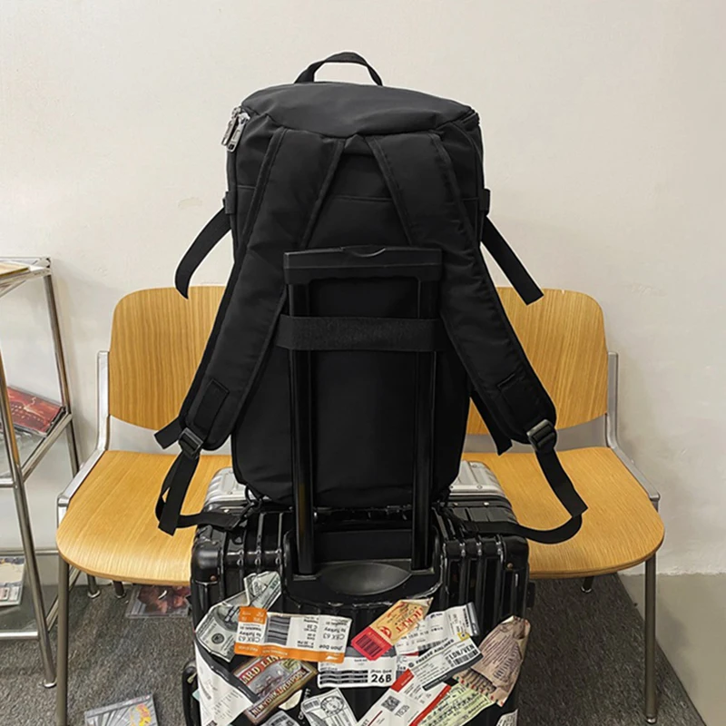남자 대형 여행 숄더 백 방수 스포츠 더플 배낭 야외 수하물 팩 여행 버킷 배낭 기능 Mochila XA380C