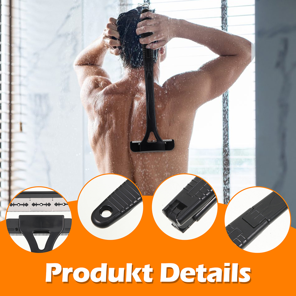 Razor Men Back Shaver Male Machine Hair Shaver Safety Long Handle Foldable Trimmer Body Leg Handle Removal Shaving Razor Tool