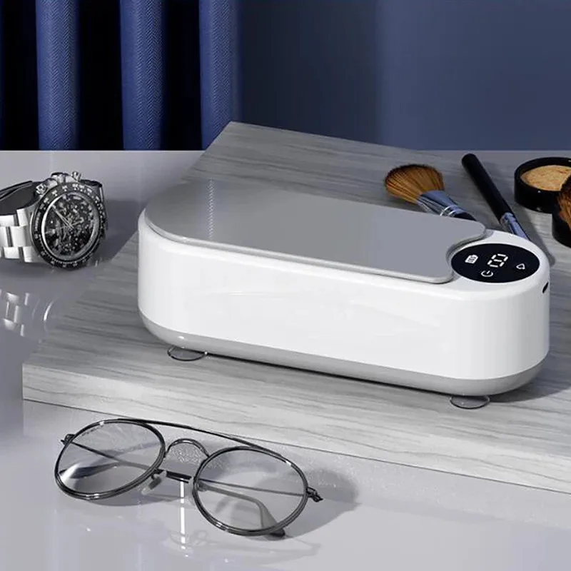 jewelry cleaning machine, jewelry automatic 360 ° deep cleaning tool, ultra portable, USB charging, high-frequency vibration