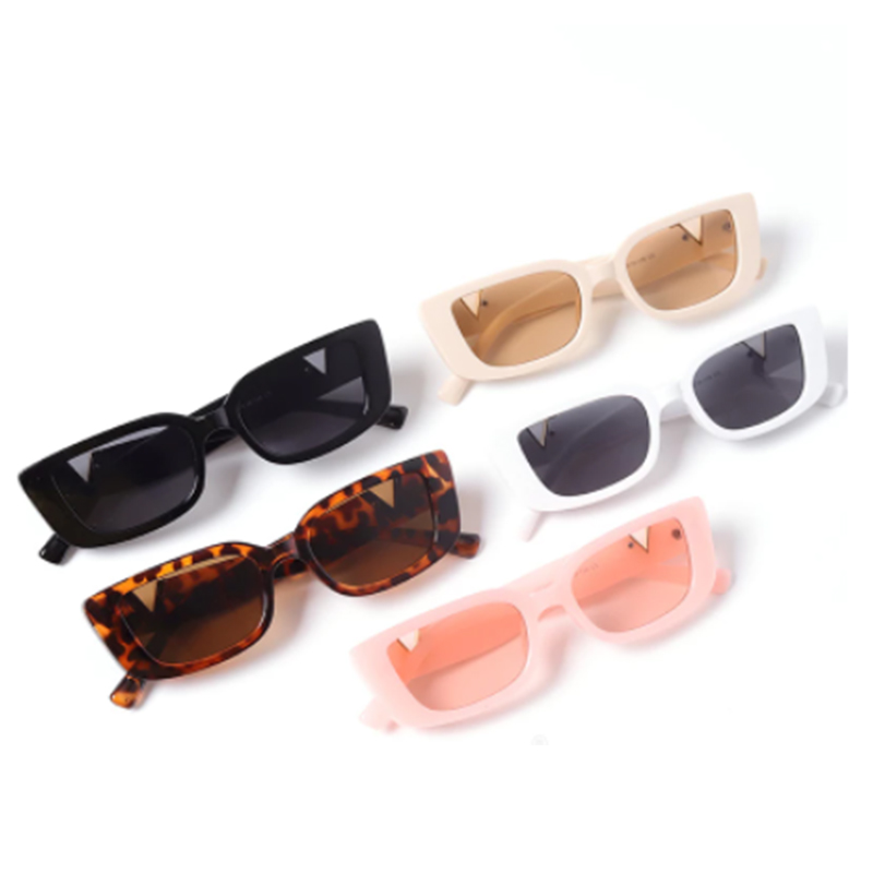 Gafas de sol tipo ojo de gato a la moda, gafas de sol Retro con montura pequeña para conducir, gafas de sol de lujo para hombres y mujeres UV400