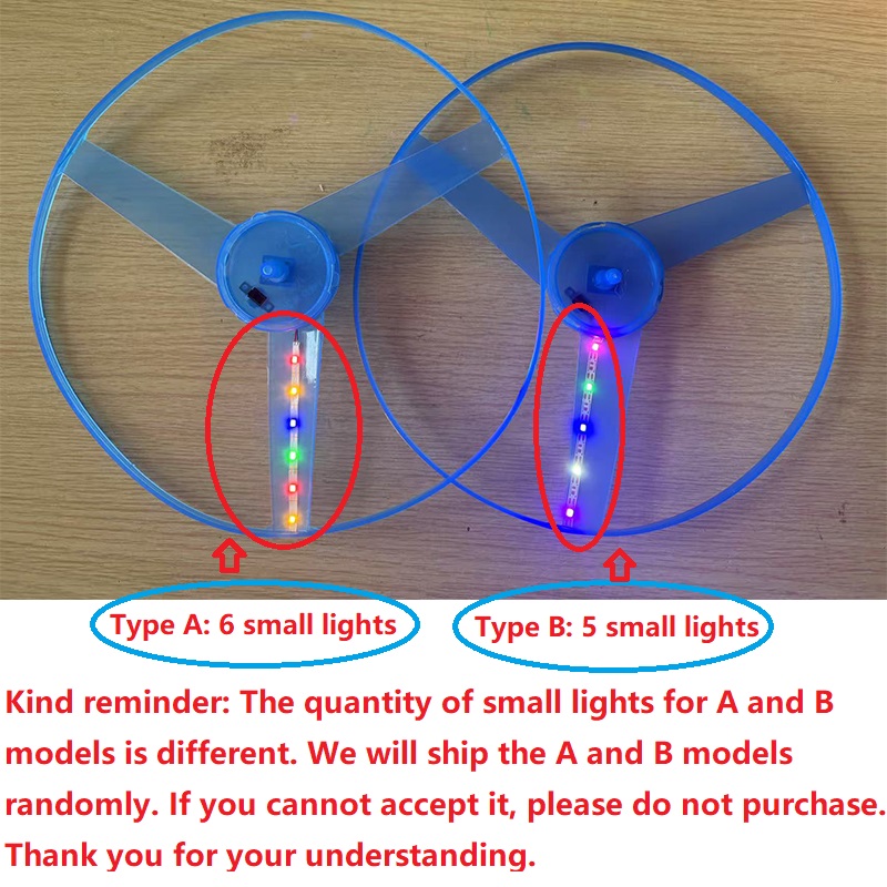 Kids Luminous Flying Disc Propeller Toys LED Lighting Pull String Flying UFO Toy Spinning Top Outdoor Game Sports Toy Gift