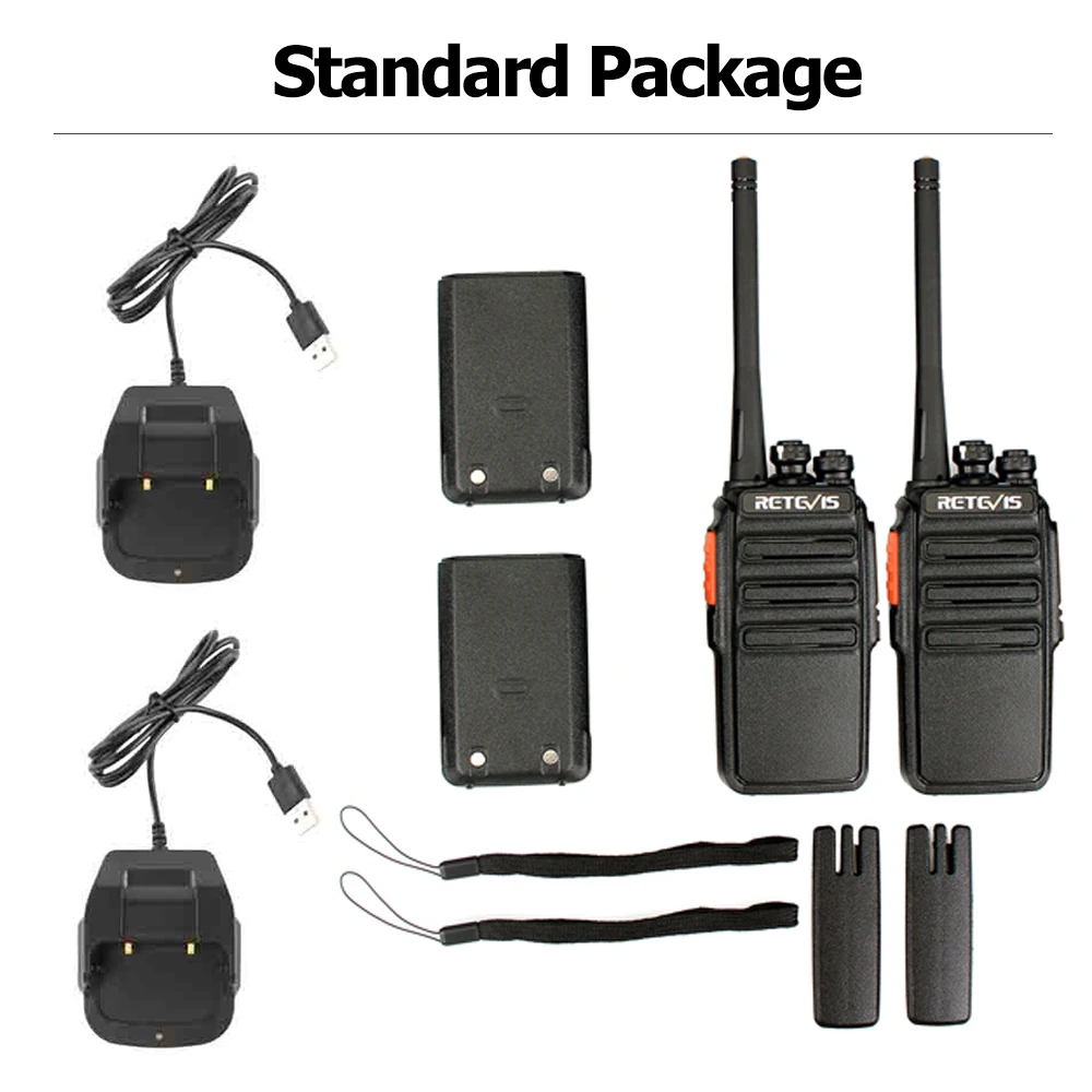 Walkie Talkie 2 pcs retevis rt24 pmr 446 tragbare Funks prech geräte Walkie-Talkies Funk kommunikator ptt für Hotel jagd fabrik