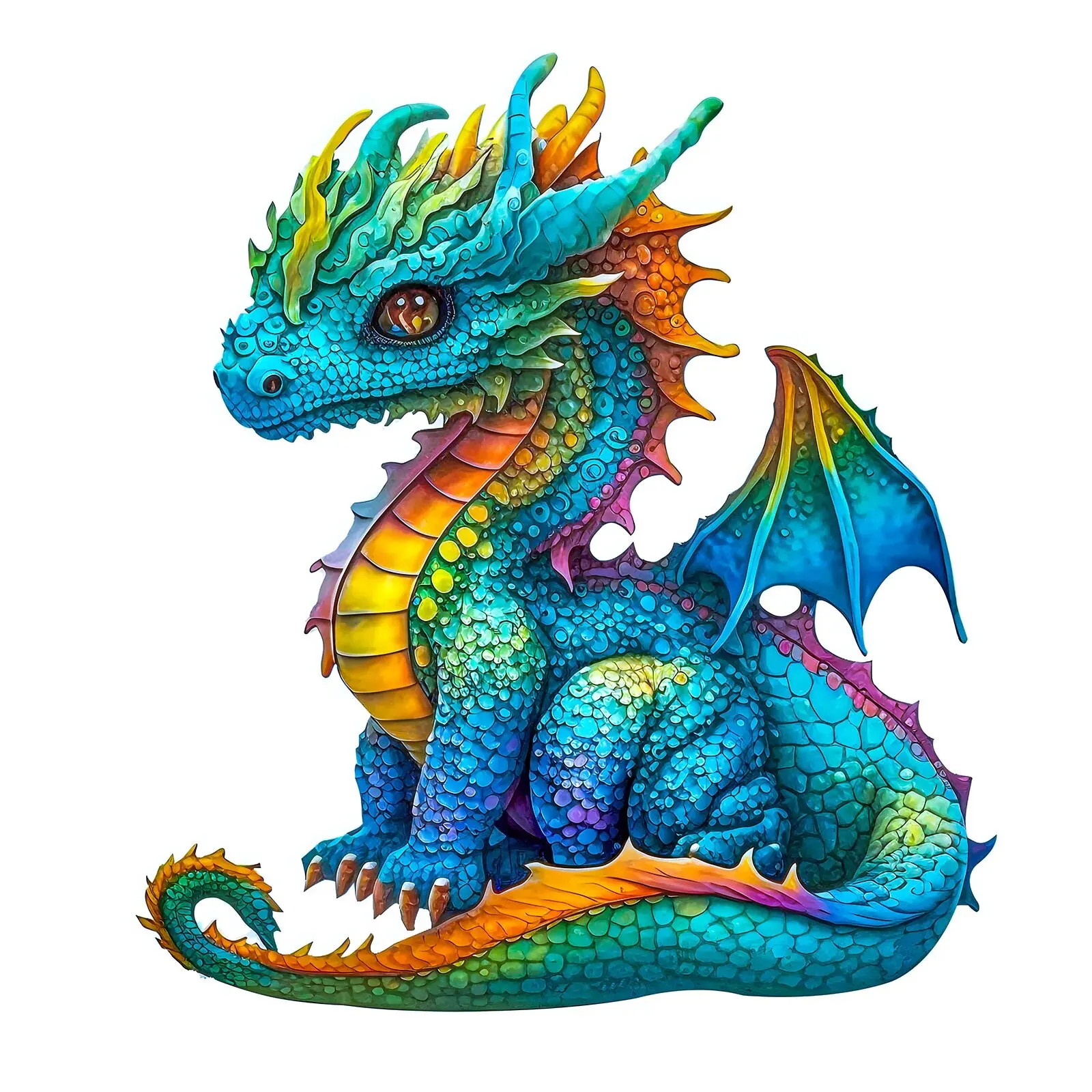 Dinozaur drewniane puzzle sztuka, unikalne kawałki w kształcie zwierząt zabawki antystresowe, gra rekreacyjna DIY dla gry rodzinnej wystrój domu