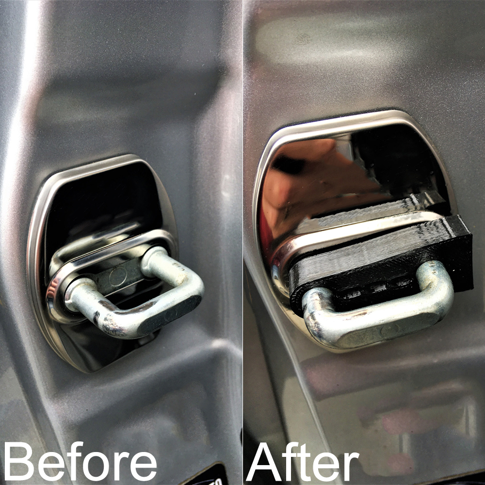 4X トヨタカムリ XV30 車の消音デッドナーダンパードアロックバッファショックアブソーバー 01-18 ランドクルーザープラド J120 J150 RAV4 XA20