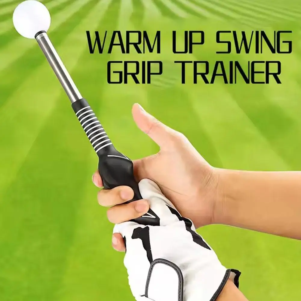 Golf Swing Trainer Beginner Alignment Gesture Correct Wrist Swing Trainer For Grip Strength Practice Stick Training Aids