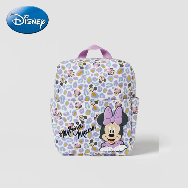 Disney śliczny Mickey i Minnie plecak dla dzieci dziewczyny nadruk kreskówkowy o dużej pojemności do przechowywania książek przedszkole tornister dla dzieci