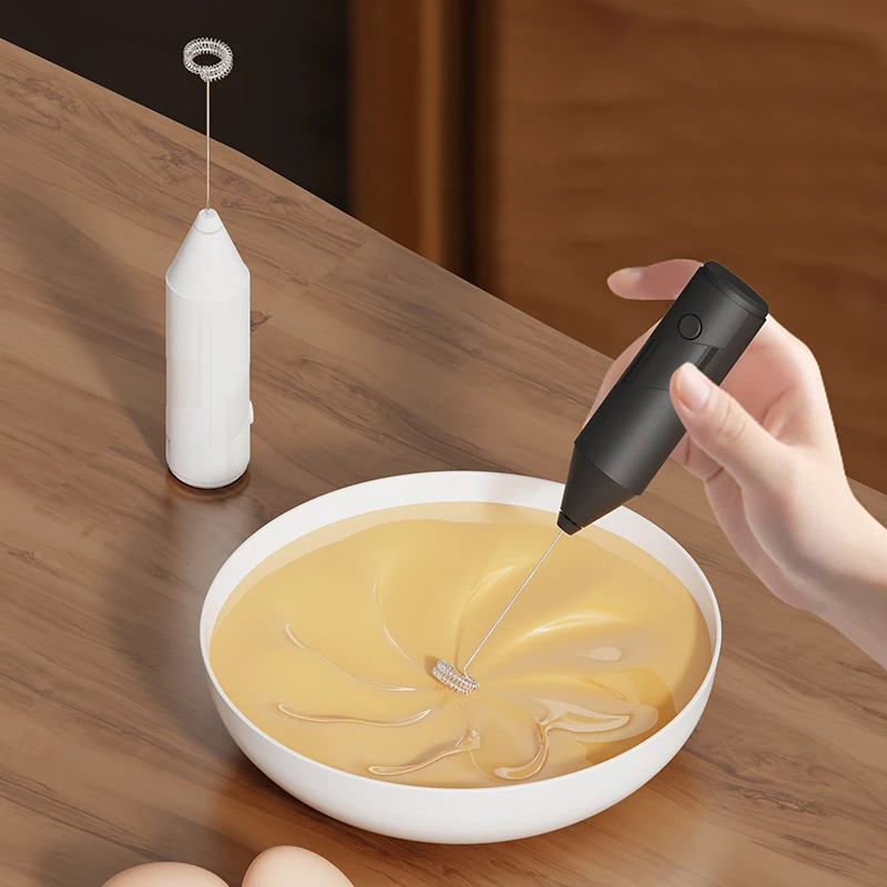 ONEKA Milk Frother Handheld Foam Maker For Lattes Whisk Coffee Cappuccino Frappe Matcha Hot Chocolate Egg Beater Drink Mixer