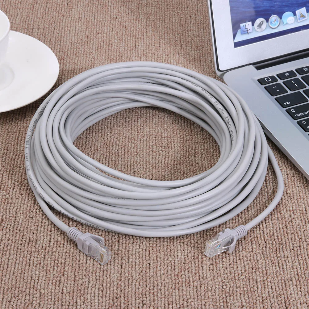Kabel Ethernet Cat5e RJ45 do szybkiego transmisji danych, kabel sieciowy LAN do komputera, routeru, patchcord, 1M/5M/10M/15M/20M/30M/50M