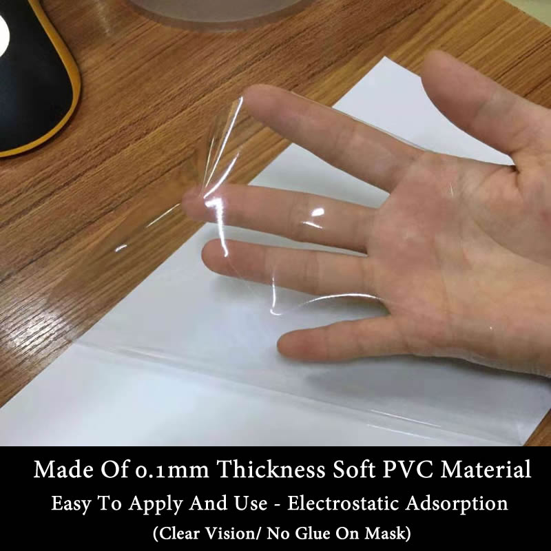 Película protectora para máscara 6800, respirador de Gas, Protector de pantalla de ventana, pegatina para máscara facial completa 6800, accesorios, 5-10 Uds.
