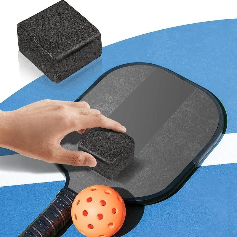 Pickleball paddle borracha de fibra carbono pickleball raquete limpador seguro paddle poeira removedor sujeira ferramentas arranhões mais limpo borracha
