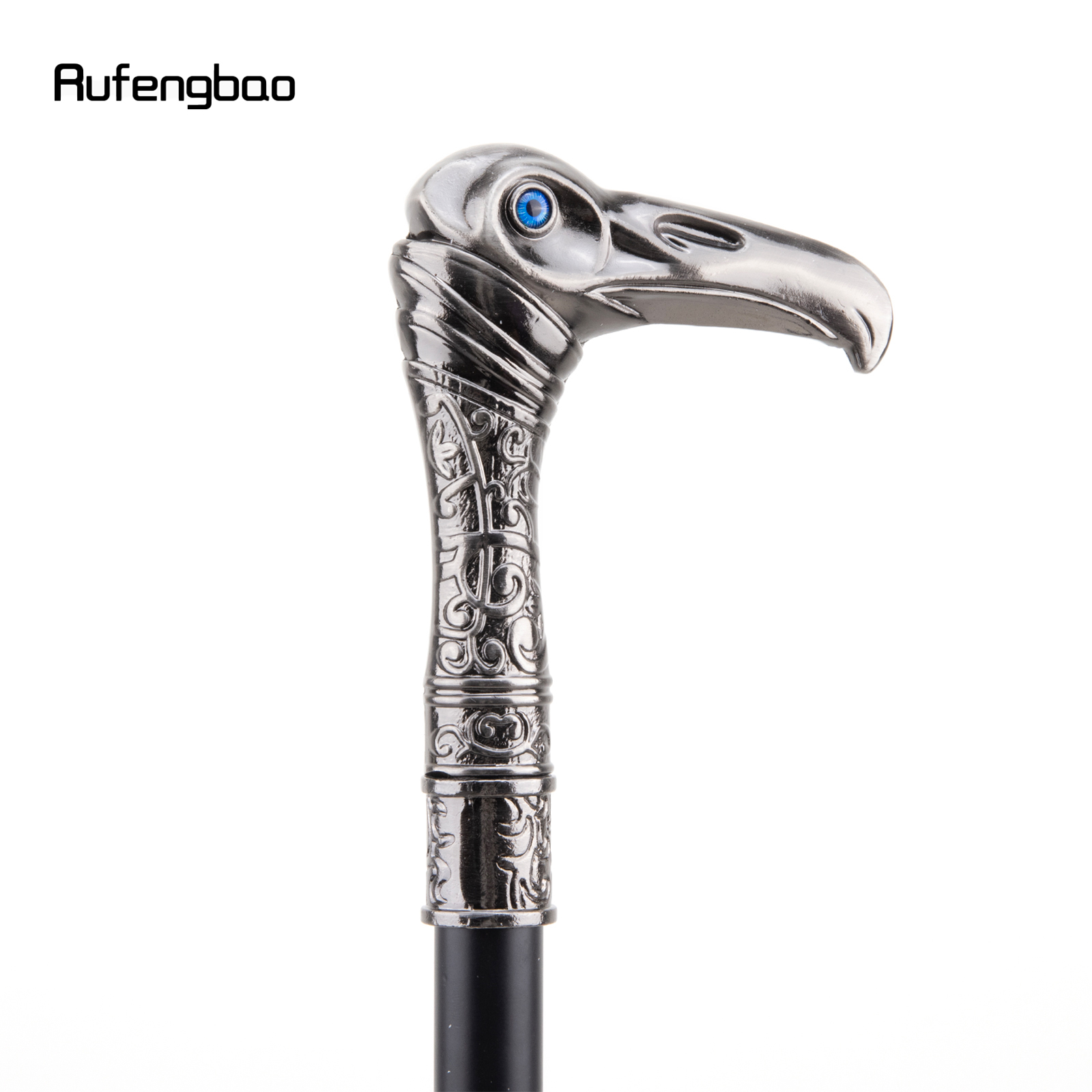 Eagle Head Luxury Walking Stick ตกแต่งเดิน Cane Elegant แฟชั่น Cane คอสเพลย์โลหะผสม Crosier Vintage Walking Stick 93 ซม