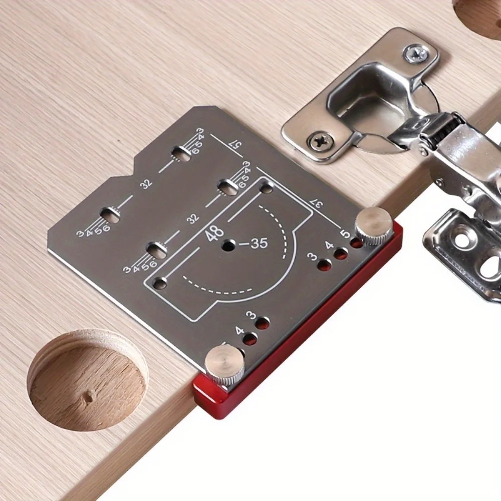 35 mm houtbewerkingsponsgereedschap: scharnierzoeker en limietframe voor snel, nauwkeurig boren, essentieel voor montage van kast- en deurscharnieren