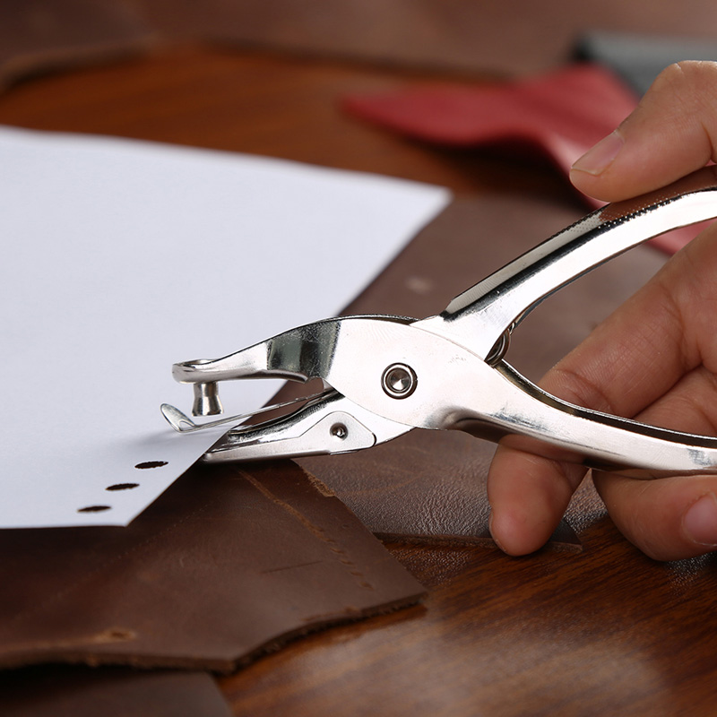 Leather Belt Hole Punch Plier Eyelet Puncher for Watchband Strap Household leather Craft Revolve Sewing Machine Bag Setter Tool