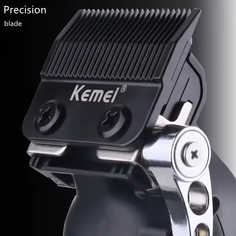 Cortadora de pelo inalámbrica Kemei 2299 para peluquero, cortadora de tallado sin huecos de 0mm, cortadora de acabado eléctrica profesional
