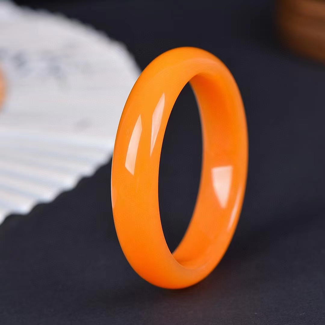 Hetian Pulseiras De Jade De Seda Dourada para Mulheres, Pedra De Jade Amarelo Natural, Pulseira De Pedras Preciosas Elegante, Encantos De Luxo Jóias