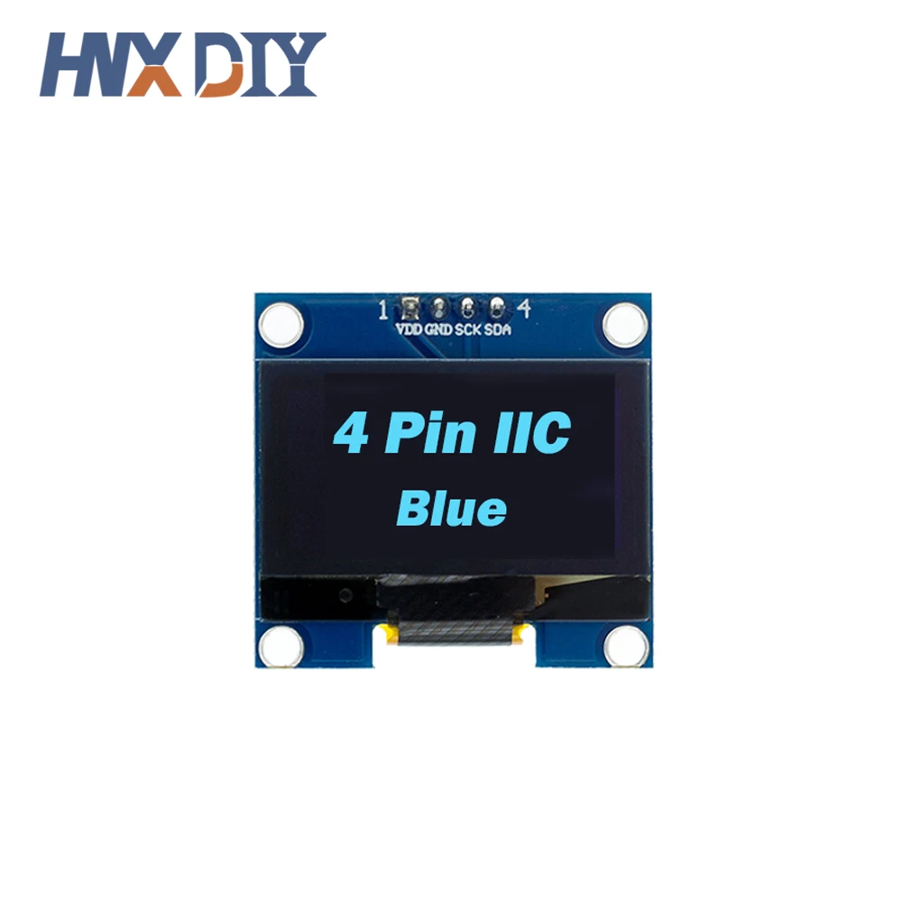 1-10 pces 1.3 "branco azul cor iic módulo de exibição oled chip de unidade sh1106 128x64 1.3 Polegada lcd iic i2c comunicar para arduino