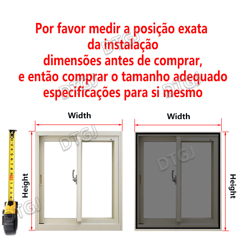 DTGJ Insect Mosquito Nets para Janela Tela Malha Tamanho Personalizado Tulle Invisible Black Fiberglass Contra Mosquitos e Moscas