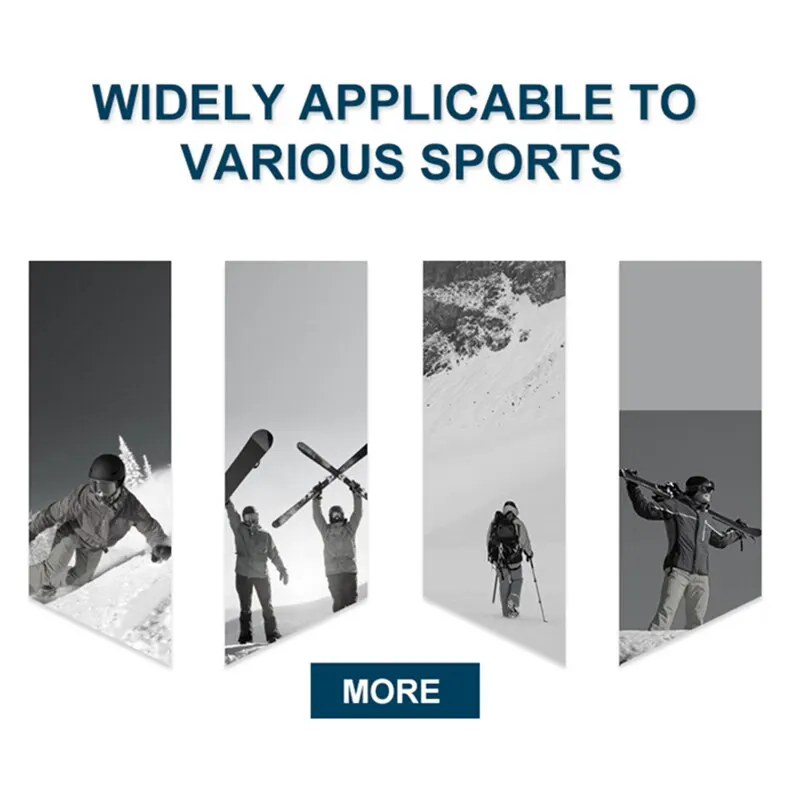 Męskie zimowe rękawice narciarskie wodoodporne wiatroodporne do sportów outdoorowych jazdy na rowerze, motocyklu, pieszych wędrówek, na kemping, ciepłe rękawice na dłonie