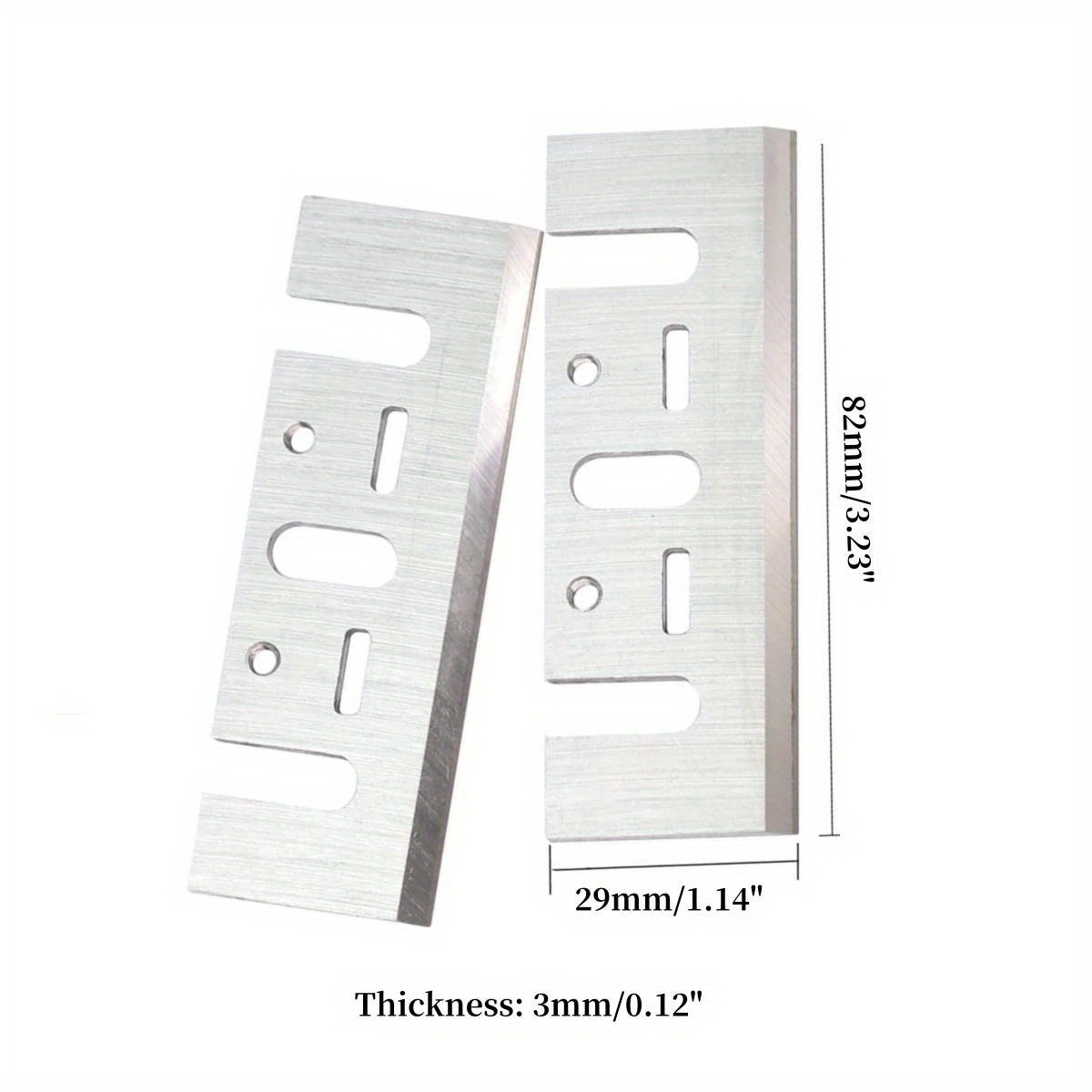 2 個高速度鋼かんな刃部品 3-1/4、木工電気かんな交換刃広葉樹 Maklta 1900B
