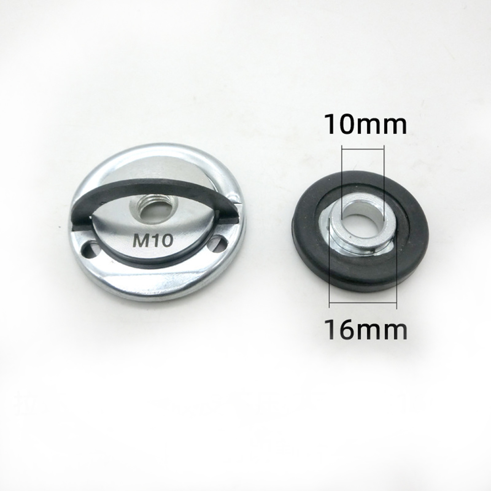 5 タイプ 2 個 M10 スレッドアングルグラインダー内側外側フランジナットセットツールクイックリリースセルフロックプレスプレートパワーチャックセット