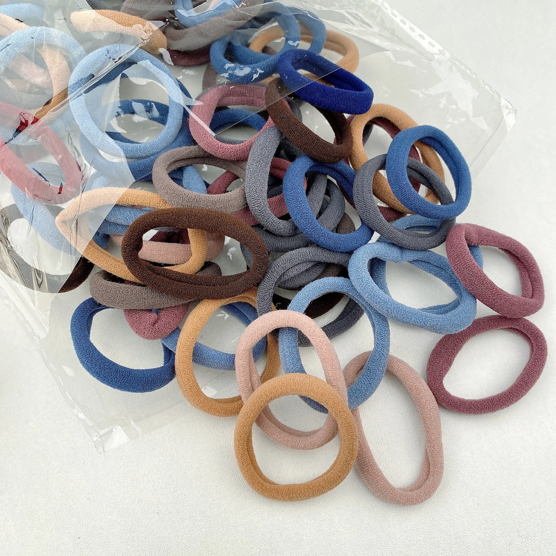 20/50/100pcs Quattro stagioni Fasce Elastiche Per Capelli Ragazze 4CM Dolci Scrunchie Elastico Legami Dei Capelli Pinze Fascia Accessori Per Capelli