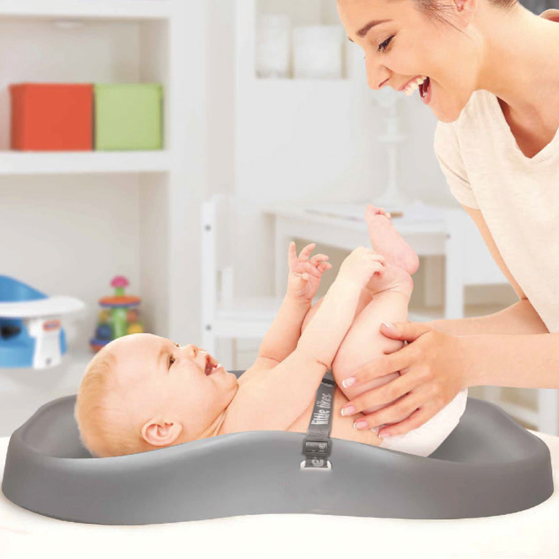 Mesa de lactancia multifuncional para cambiar pañales y cambiar ropa de bebé, mesa de masaje y ducha portátil y liviana