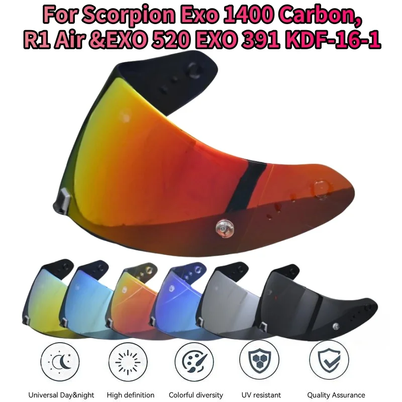 R1 козырек для мотоциклетного шлема KDF-16-1 козырек для Scorpion Exo 1400 Carbon, R1 Air EXO 520 EXO 391