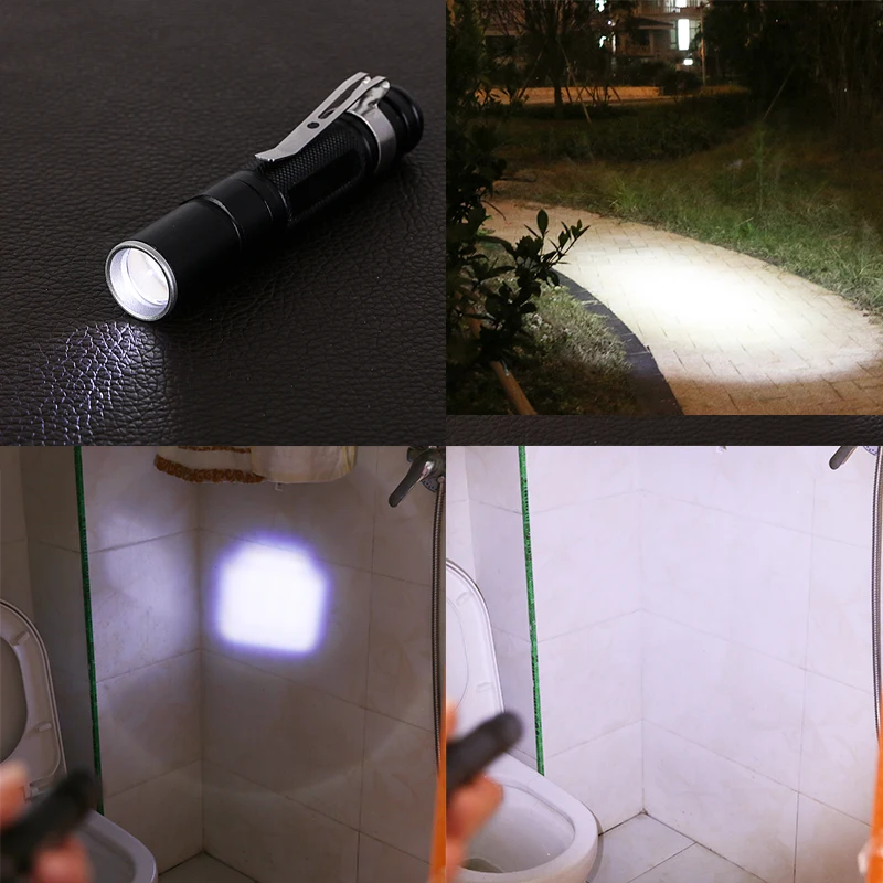 Mini Flashlight Pocket-sized Emergency Light Small Torct Tactical Flashlight Waterproof Flashlight Camping Flashlight Hunting