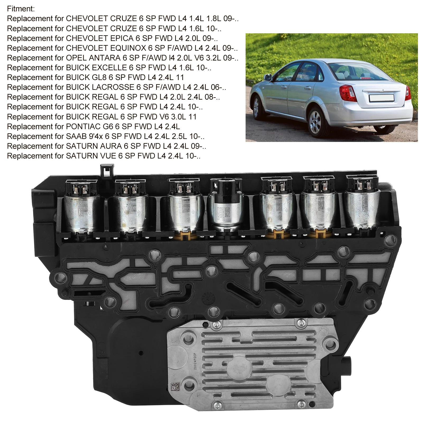 Módulo de control de computadora de transmisión 6T45 TCM TCU Reemplazo para CHEVOLET Captiva/Cruze/Epica MALIBU