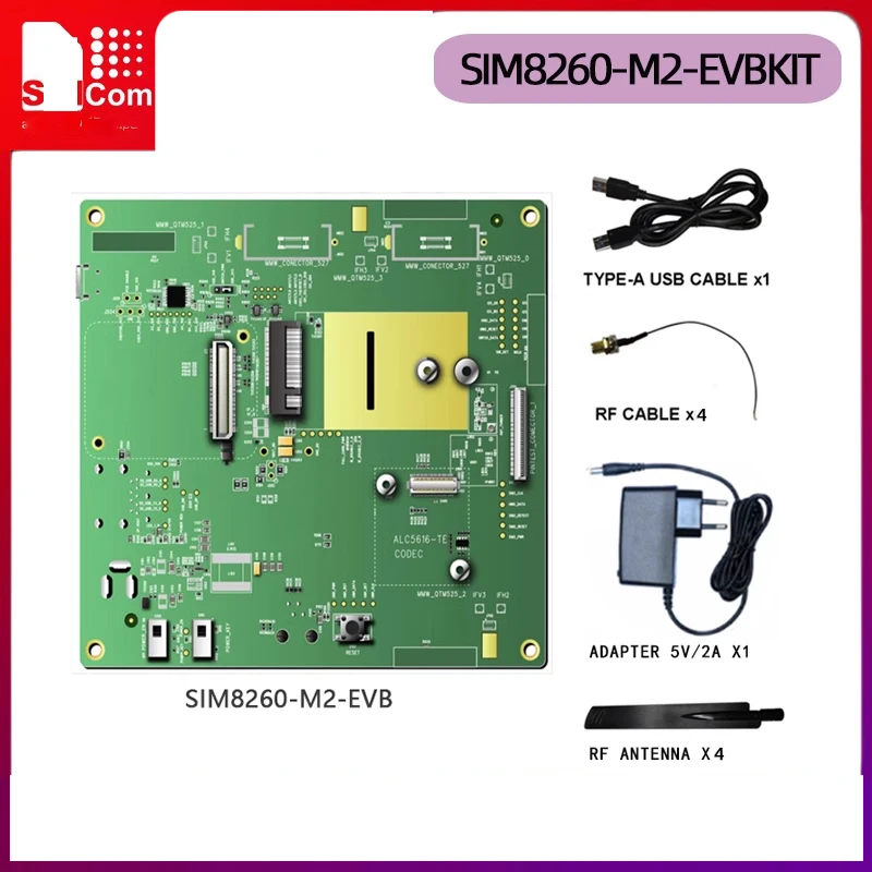 SIMCOM 5G Module M2 Standard Development Board Kit 8200/8202/8260/8262 Applicable