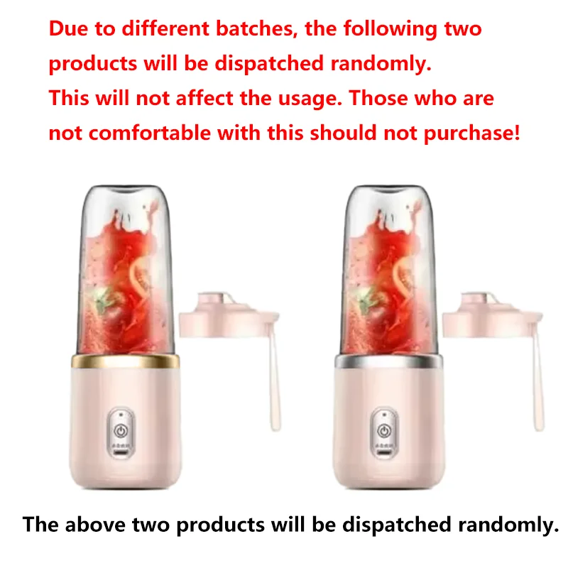Przenośny, ręczny blender USB z pojedynczym lub podwójnym kubkiem, idealny do podróży, do butelek na wodę.