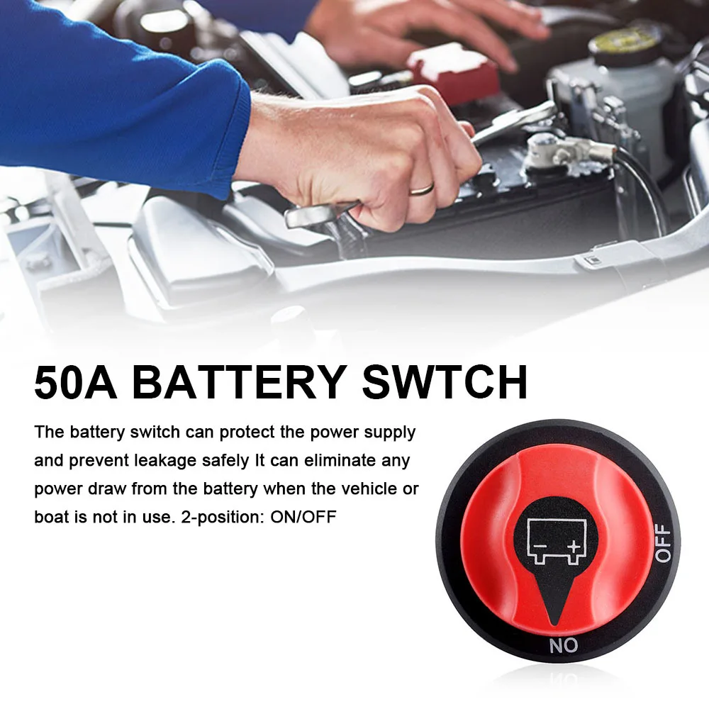 Interruptor de desconexão da bateria, interruptor mestre de corte de energia, dc 32v 50a 100a 200a 300a, isolador de bateria, interruptores de matar para carro