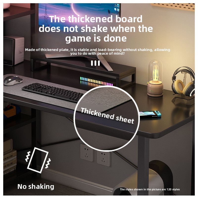 Gaming table Computer table Desktop desk Bookshelf table Game table Writing table