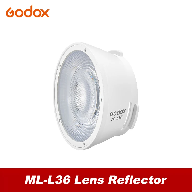 Godox ML100Bi LED Lights Photography Accessories ML-CS30 ML-SF3030 Softbox ML-L36 Lens Reflector ML-GB Bowens Mount Adapter