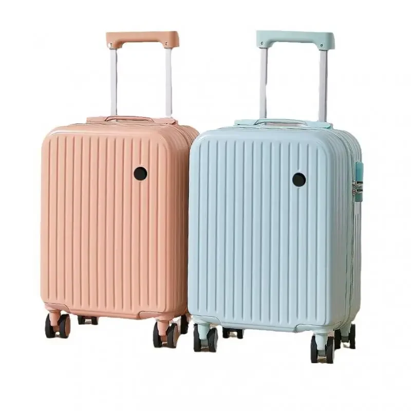 18 Zoll Reisekoffer multifunktion ale Koffer Boarding Box Student Trolley Passwort Fall Roll gepäck tasche mit Getränke halter