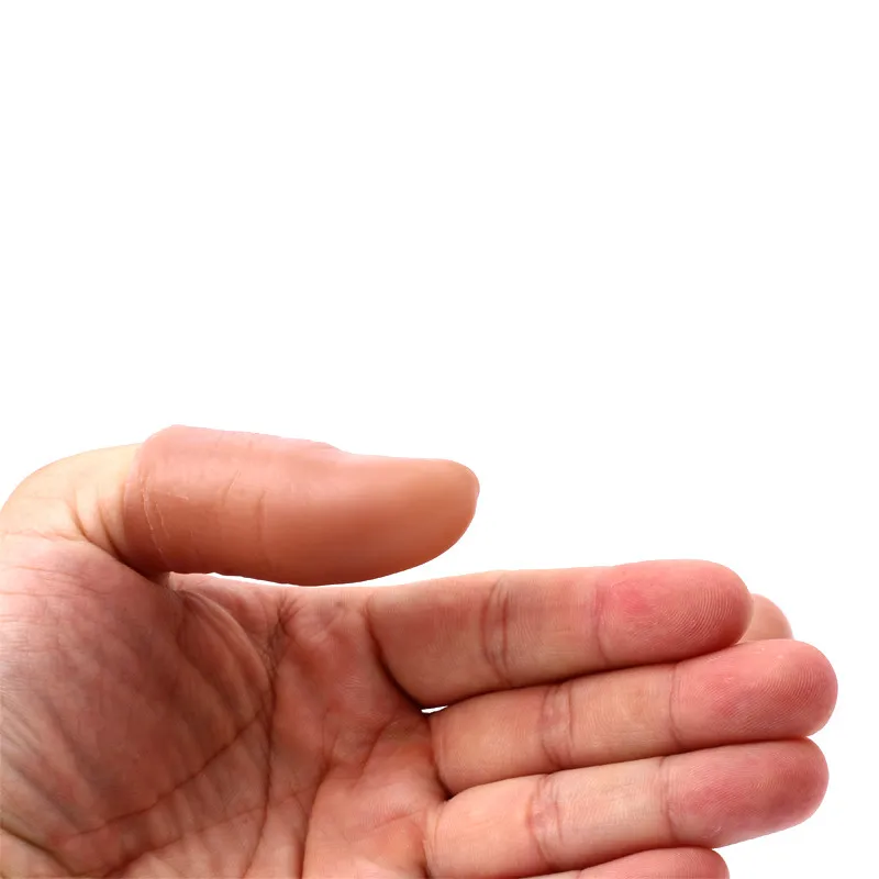 3PCS นวนิยายตลก Magic ของเล่น Party Prank Soft Thumb Tip Fake Finger Magic Trick Close Up Vanish ปรากฏนิ้วมือ Trick Props