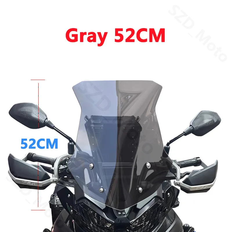 For Benelli TRK702 TRK702X TRK 702 702X High Quality Motorcycle Windshield Windscreens Wind Deflectors Front Glass Transparent