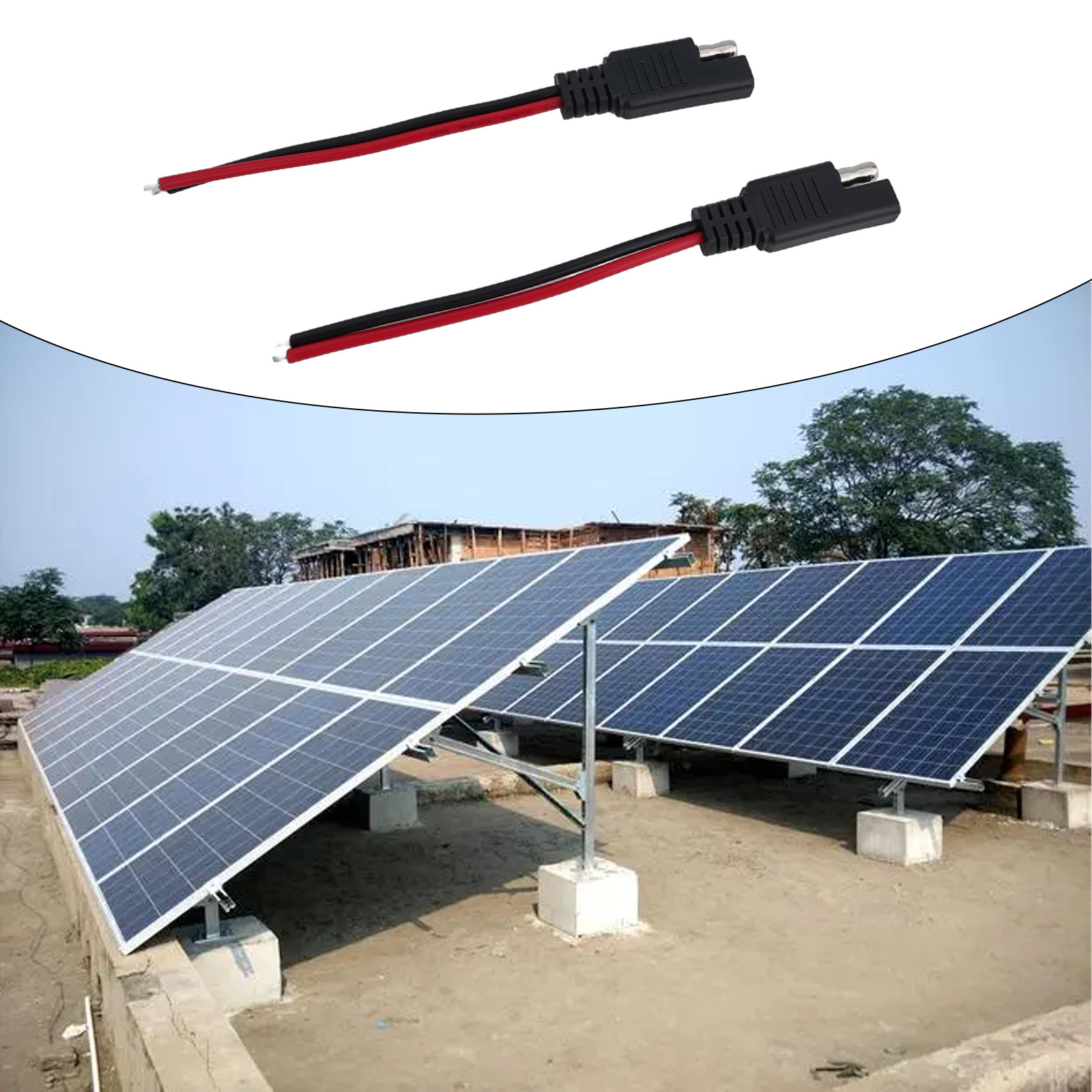 2pcs SAE Power Cord SAE Extension Cable Wire Harness For Motorcycle SAE Quick Connector Disconnect Plug SAE Cable