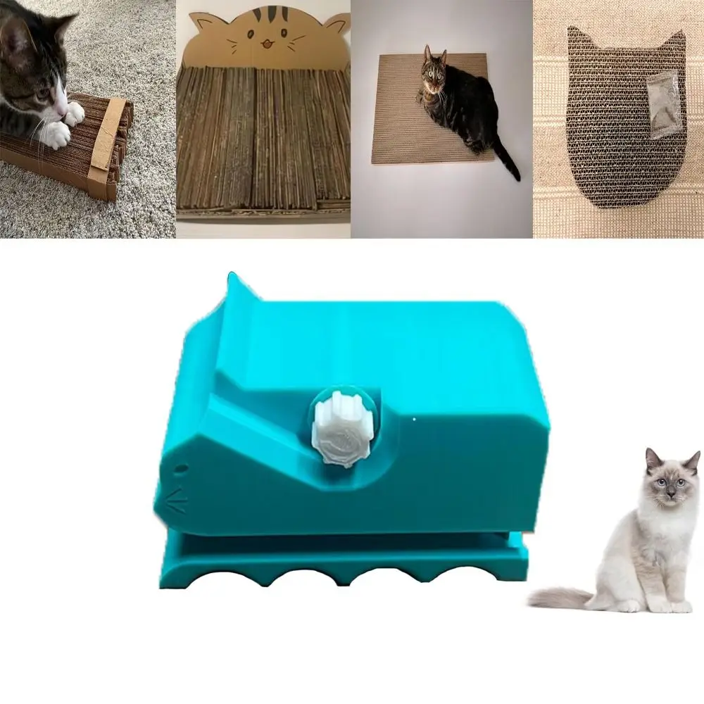มือถือตัดเครื่องมือเครื่องตัดกระดาษแข็งสําหรับ Cat Scratchers แบบพกพาเครื่องตัดกระดาษแข็งน่ารัก 3D พิมพ์เครื่องตัดกระดาษการ์ด