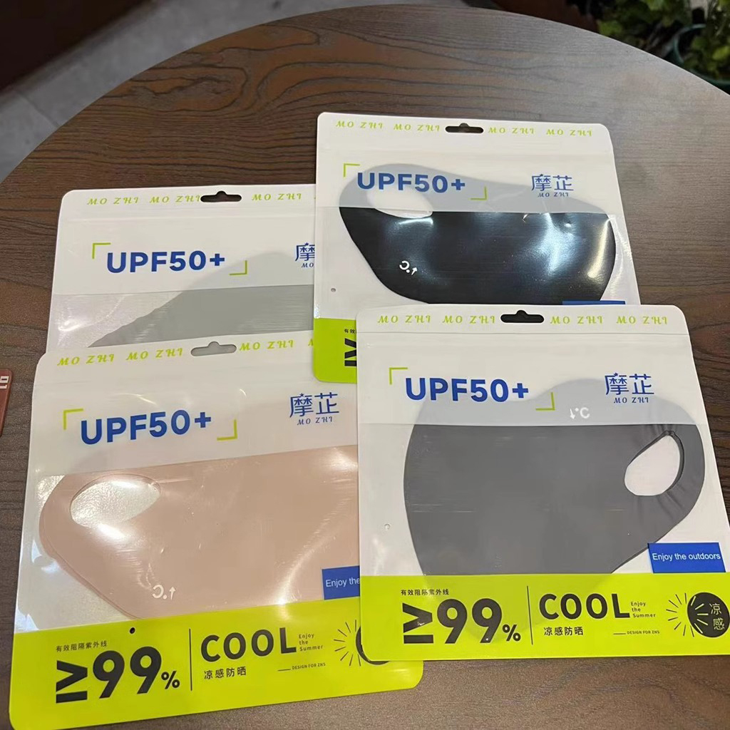 Zomer UPF50+ Zonbescherming Gezichtsmasker voor Vrouwen Anti-UV Buitenrijden Ademend Stofdicht Oog Perior Bescherming Masker Mannen