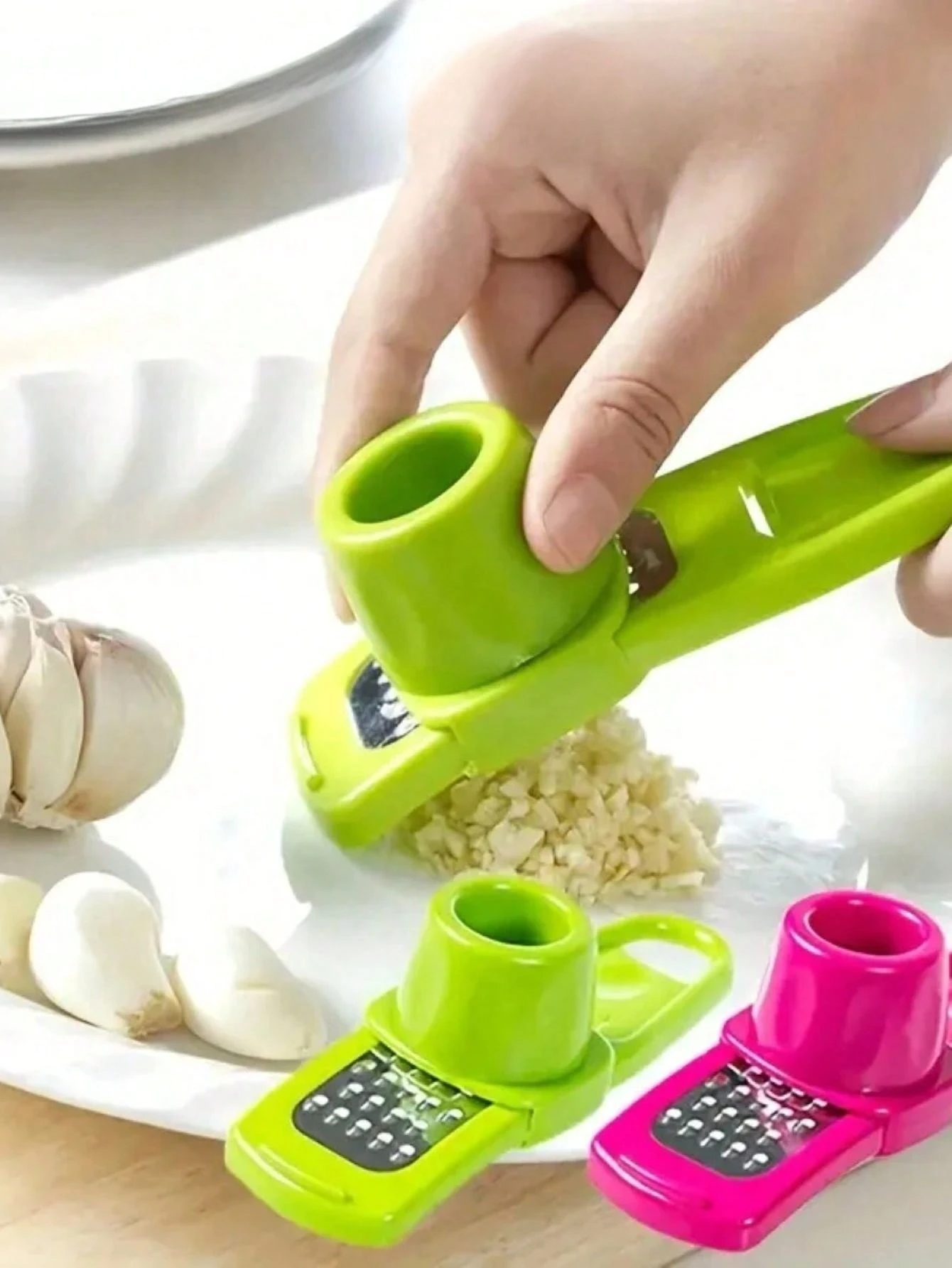 1/2 Pc Mini Knoflook Grinder Creatieve Knoflookpers Keuken Knoflook Puree Handleiding Knoflook Pureer Groene Keuken Gadgets tool