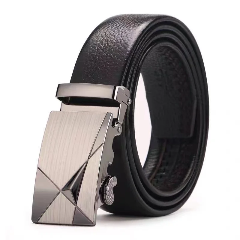Mode zakelijke herenriem Echte luxe merkriem Metalen gespriem Hoogwaardig PU-leer Zachte riem met cargobroek Jeans