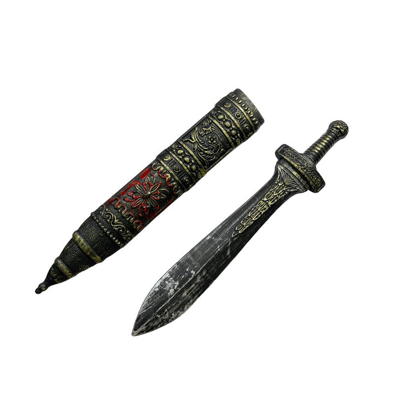 Vintage Roman Sword Toys Props Weapons Plastic Knives Costume Jewelry Cosplay Party Halloween Props